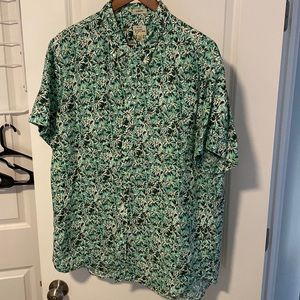 JCrew Short Sleeve Button Down Linen